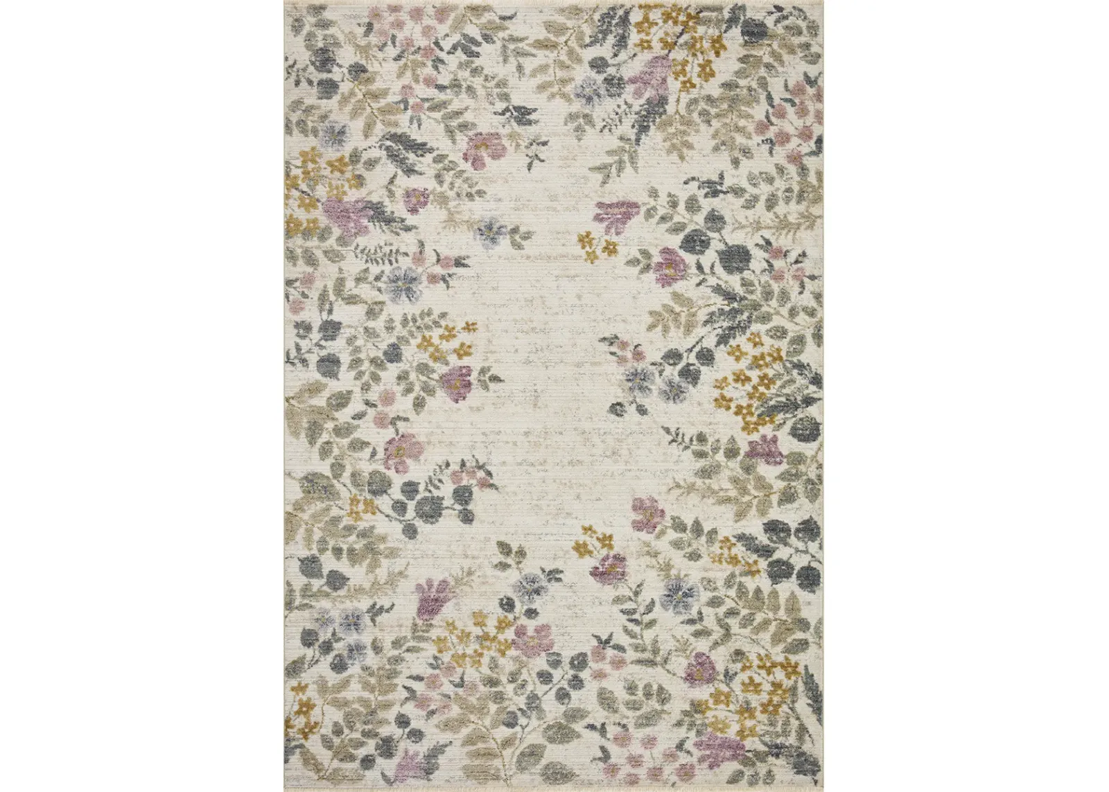 Provence PRO01 Ivory 6'3" x 9' Rug