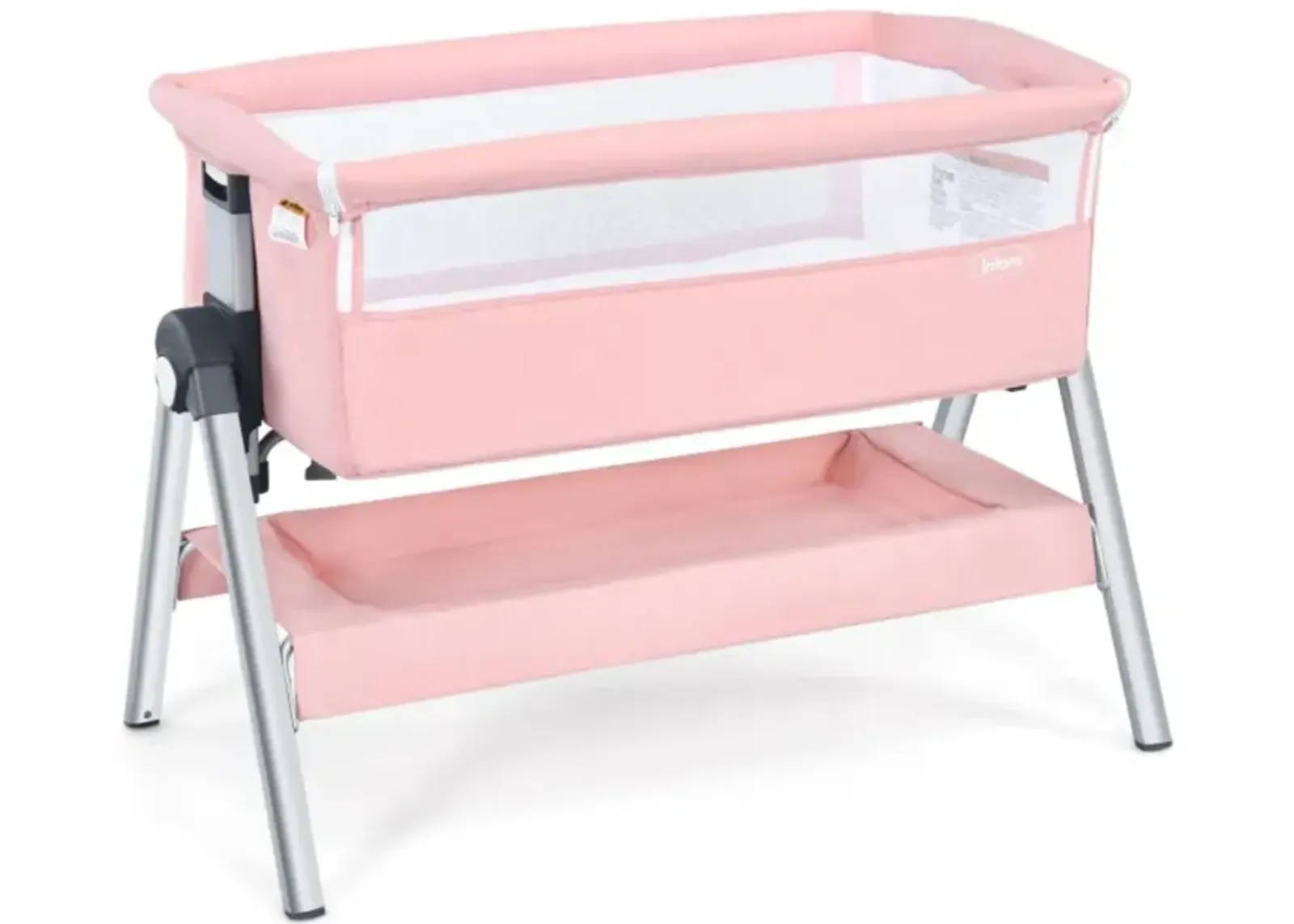 Hivvago Portable Baby Bedside Sleeper with Adjustable Heights and Angles