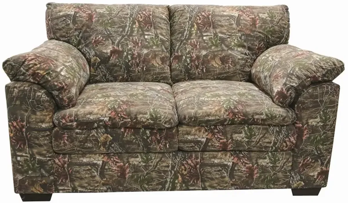 American Furniture Classics Loveseat in Superflauge Camo Fabric