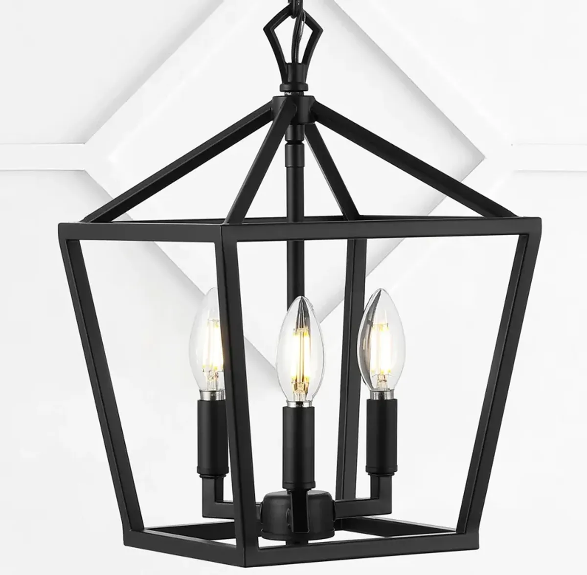 PagodaBulb Lantern Metal LED Pendant