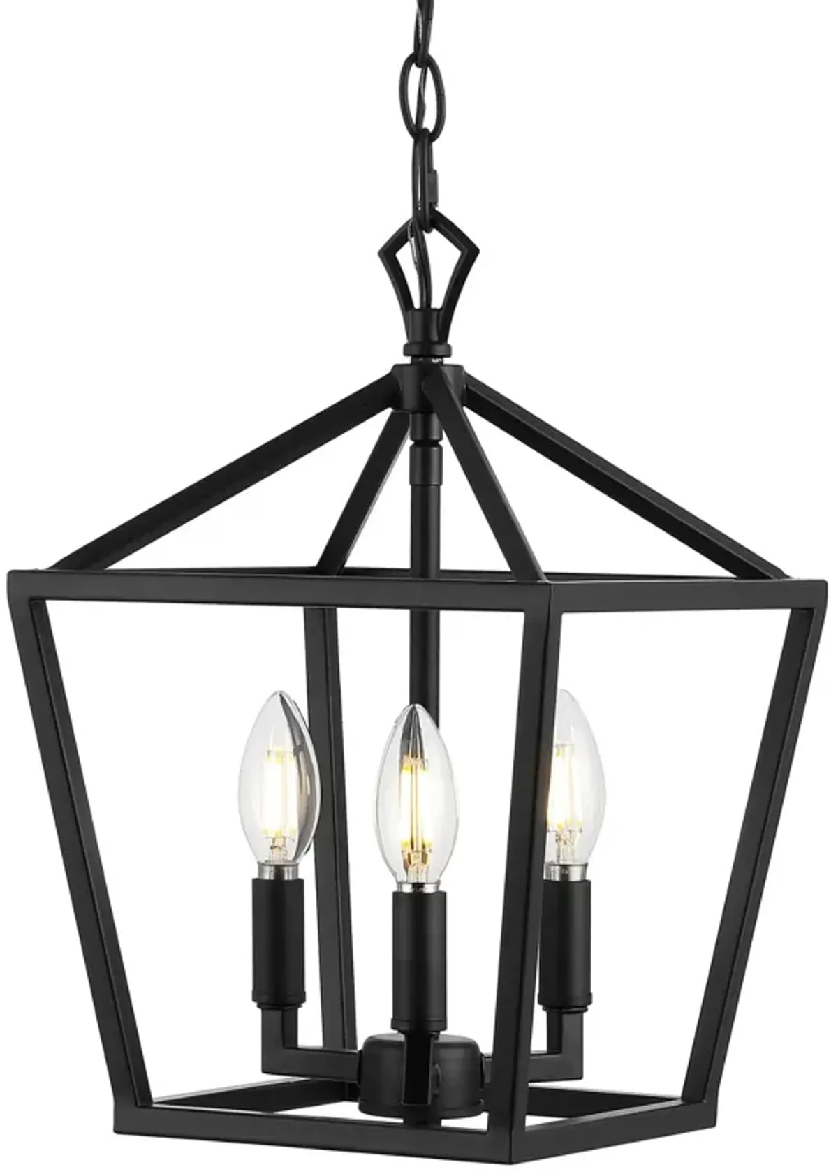 PagodaBulb Lantern Metal LED Pendant