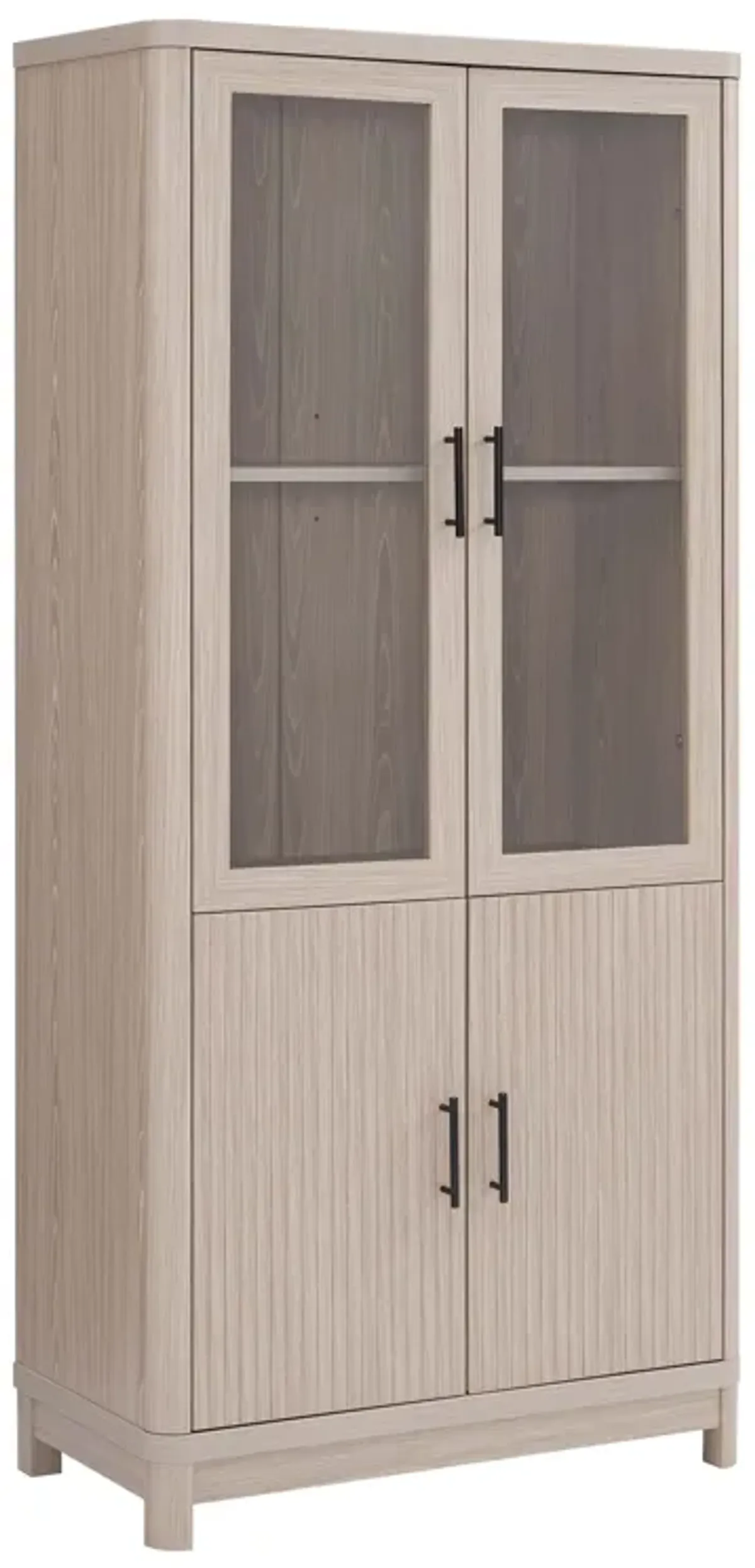 Jodie Light Gray Bookcase