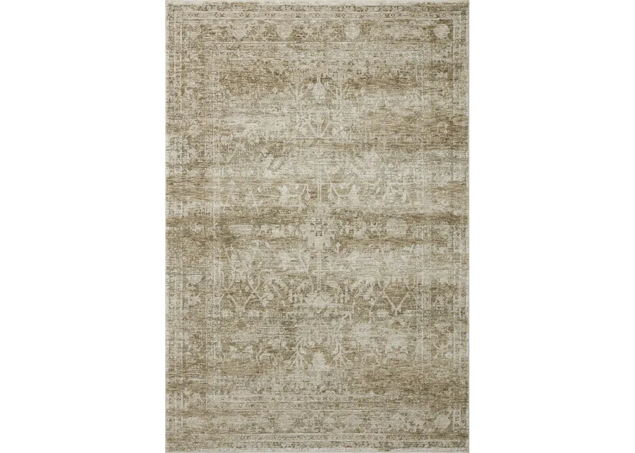 Honora Khaki/Beige 3'9" x 5'9" Accent Rug by Amber Lewis x Loloi