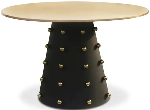 Meridian Furniture Raven Black / Gold Dining Table