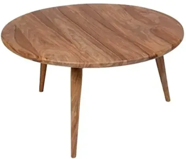 Porter Designs Urban Solid Sheesham Wood Coffee Table, Natural