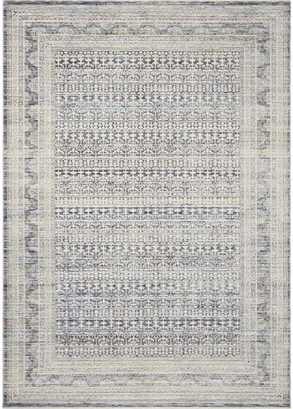 Zuma ZUM03 Ocean/Multi 3' x 3' Round Rug