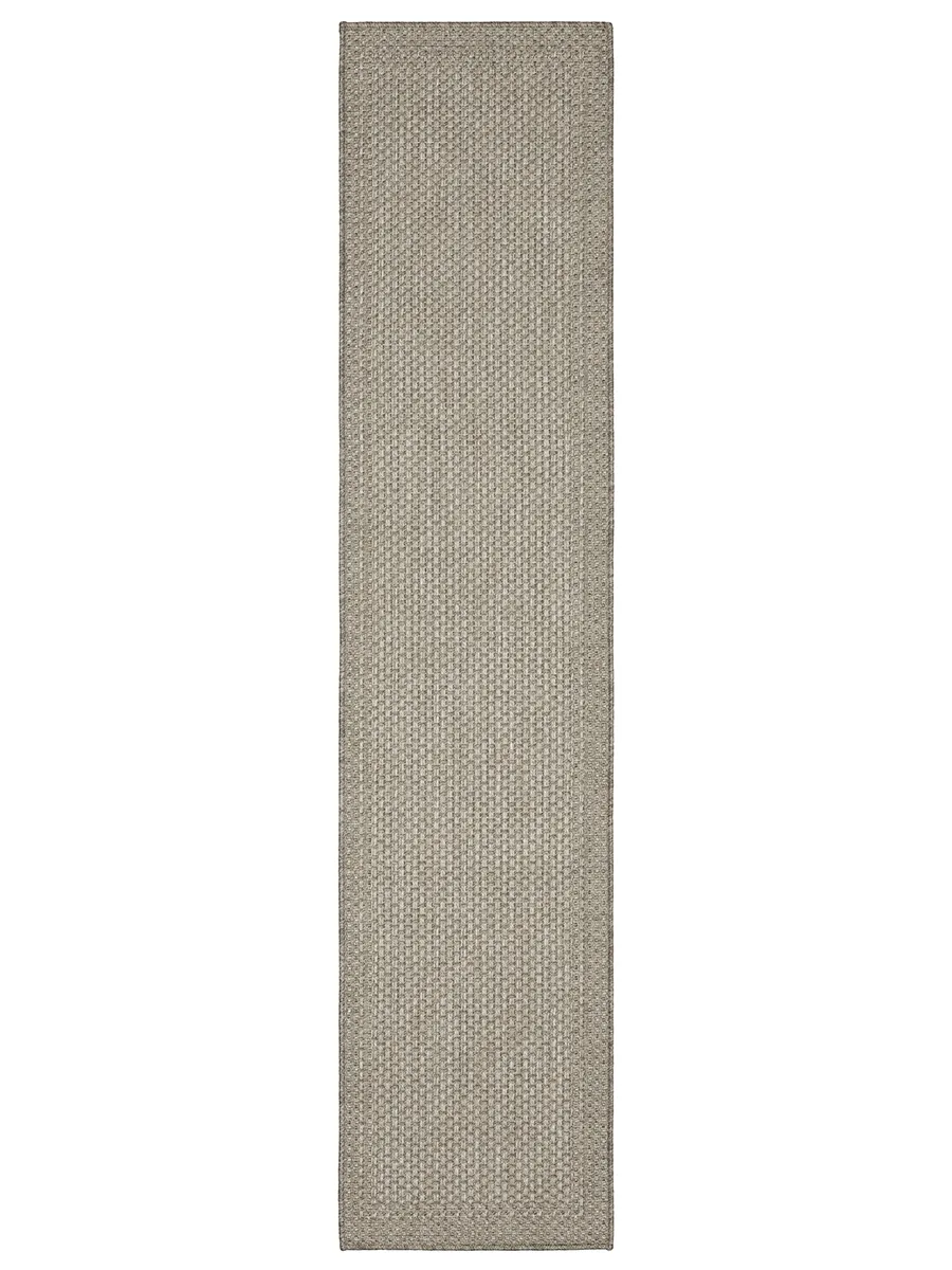 Caicos 1'10" x 7'6" Grey Rug