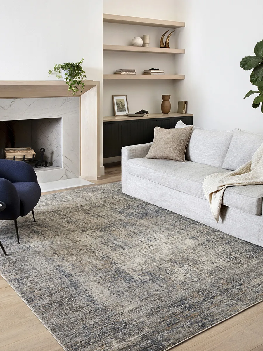 Teagan TEA05 Denim/Slate 5'3" x 7'6" Rug