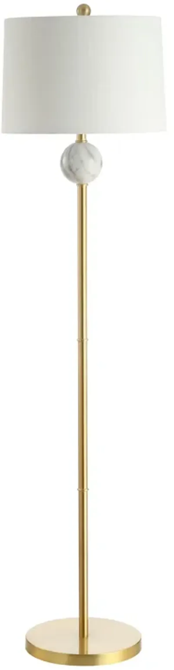 Vaughn Modern Metal/Resin LED Floor Lamp