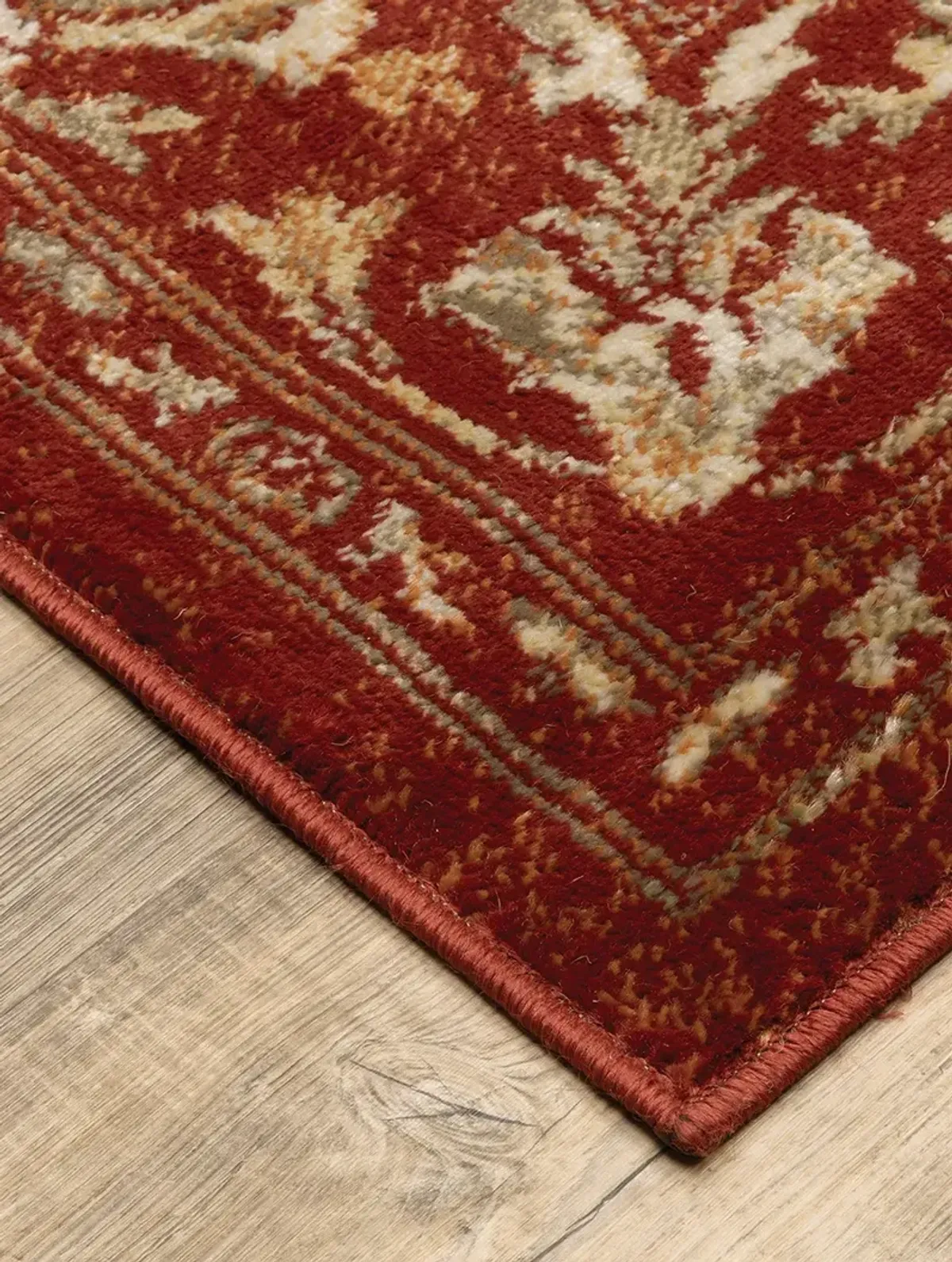 Juliette 6'7" x 9'2" Red Rug