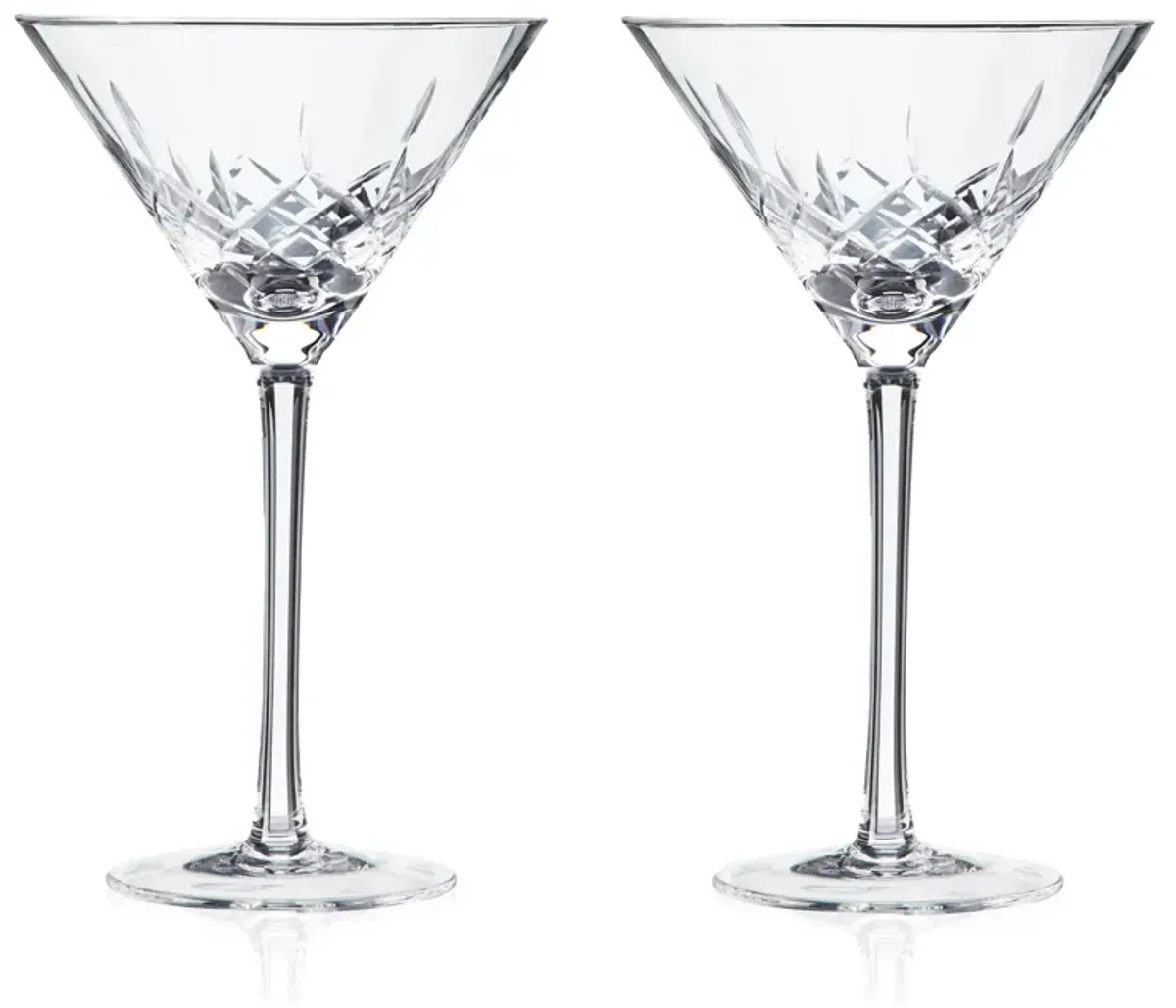 Admiral Crystal Martini Glasses