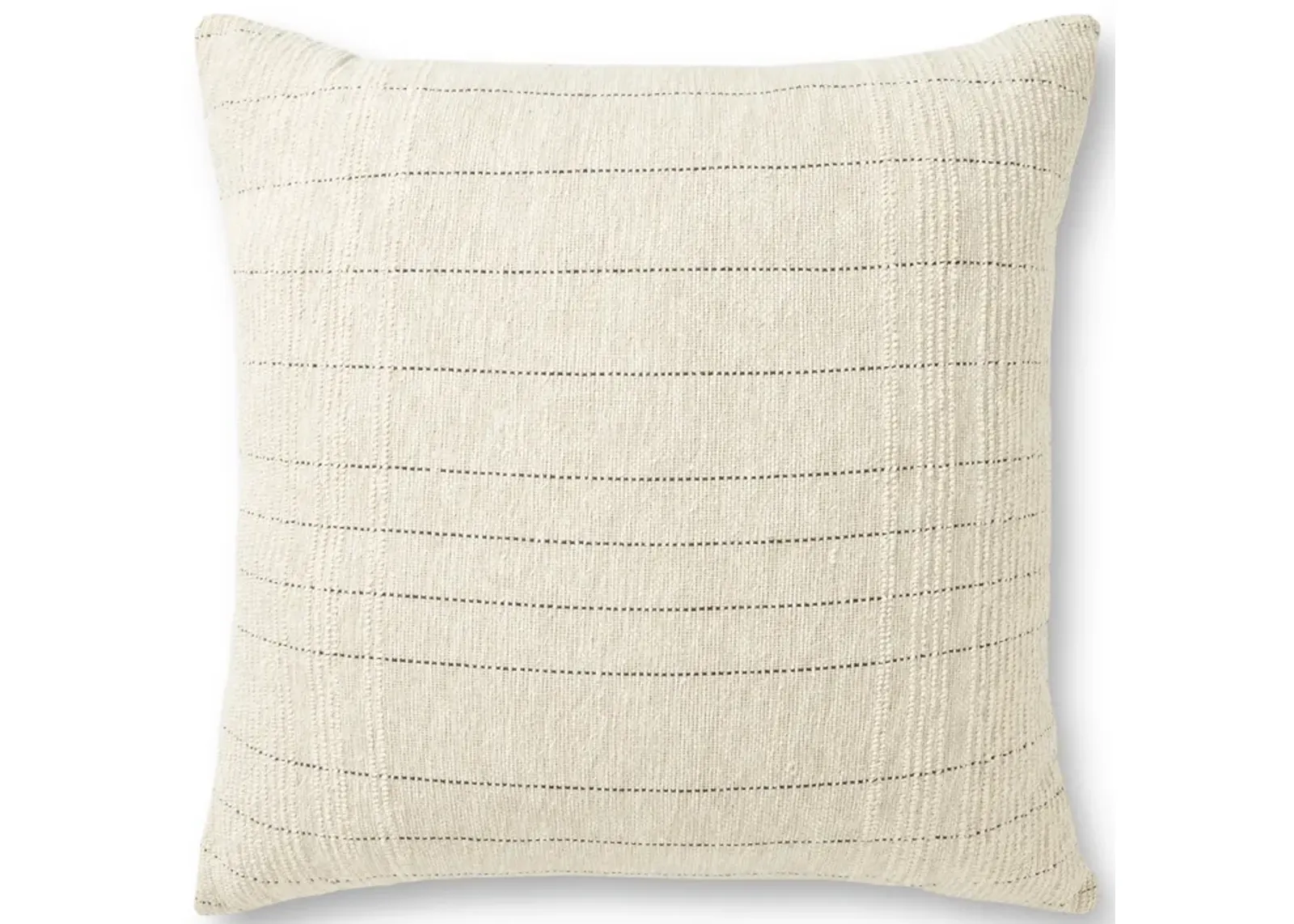 Burnett FPMH0027 Ivory 36"Wx36"Dx6"H by Magnolia Home by Joanna Gaines x Loloi