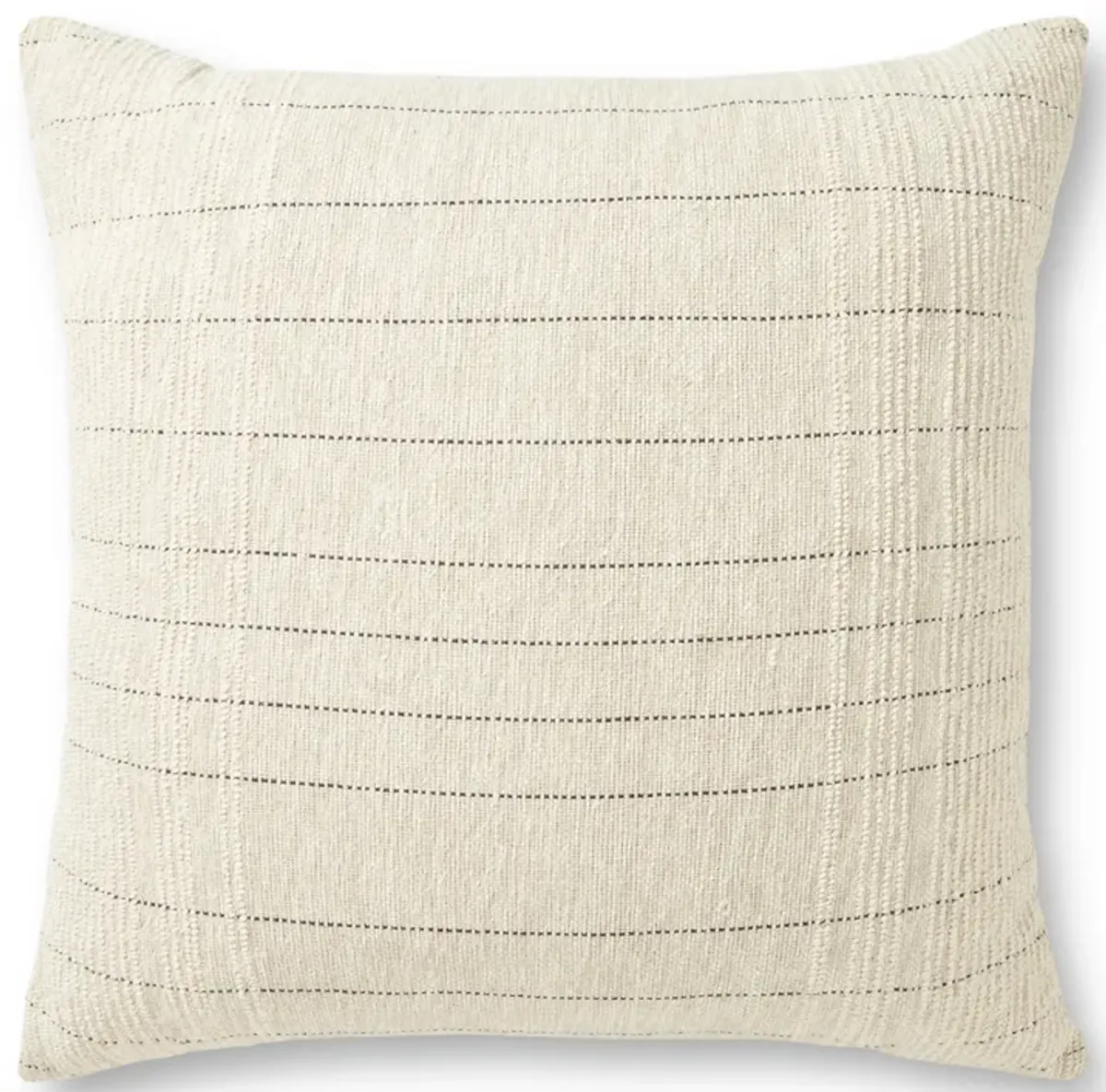 Burnett FPMH0027 Ivory 36"Wx36"Dx6"H by Magnolia Home by Joanna Gaines x Loloi