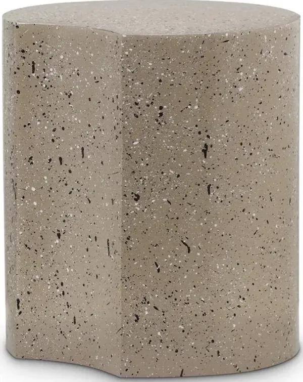 Meridian Furniture Dimple Taupe End Table