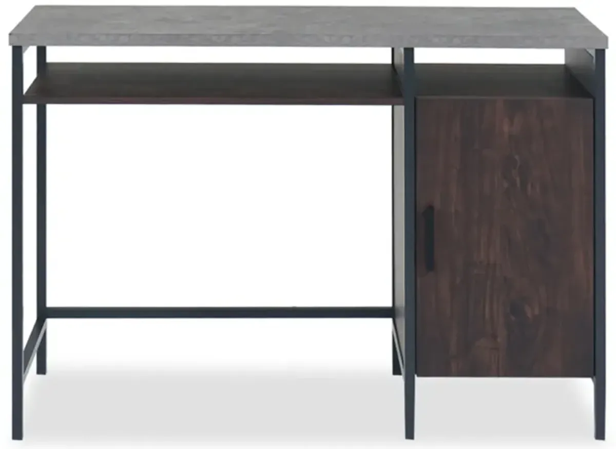 Market Commons Single Pedestal Desk