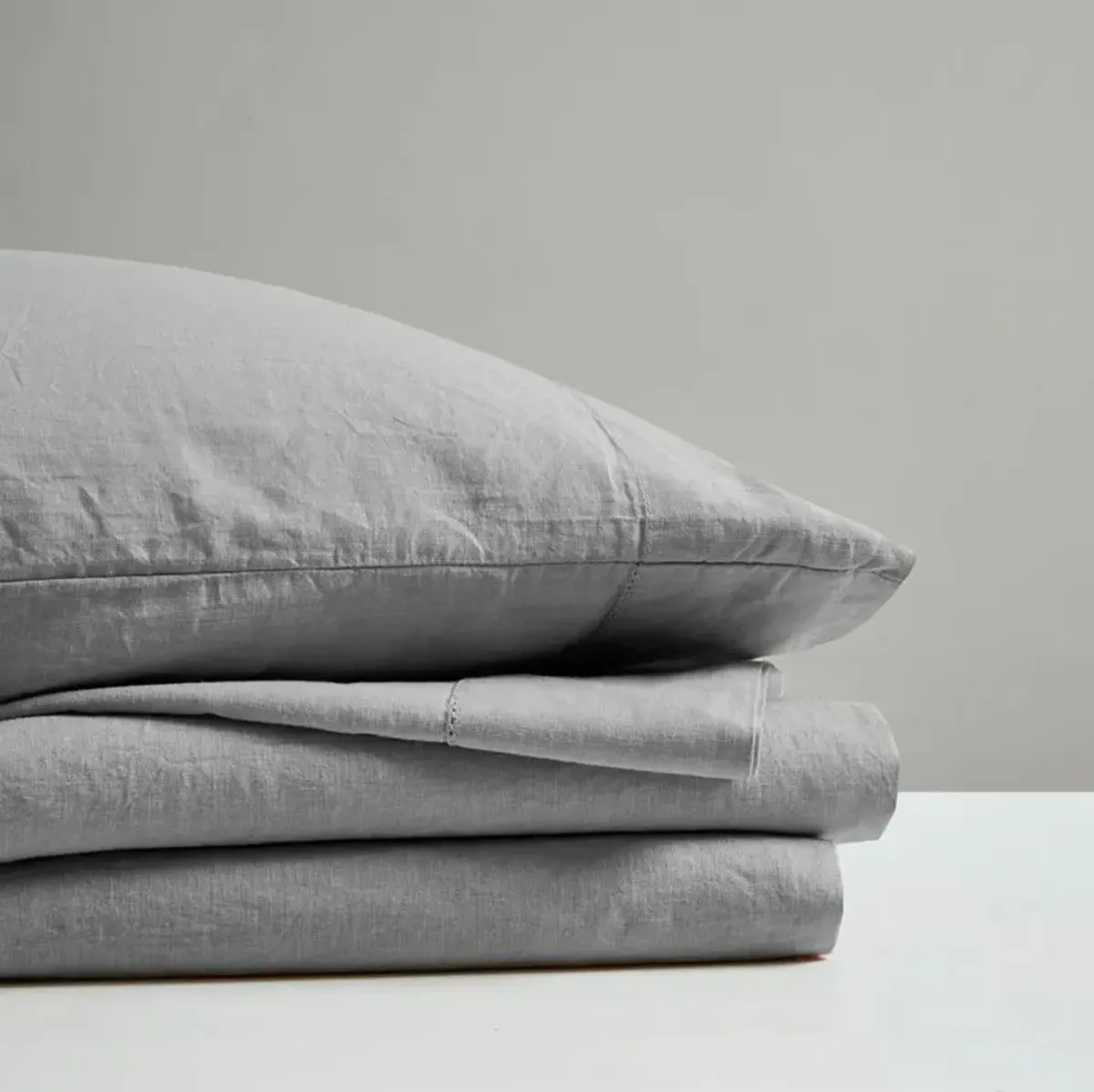 Gracie Mills Arden 4-Piece Breathable Linen Blend Sheet Set