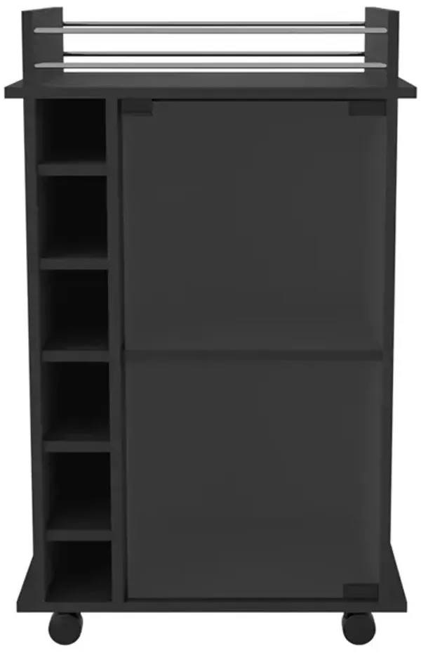 Bar Cart Baltimore, Living Room, Black