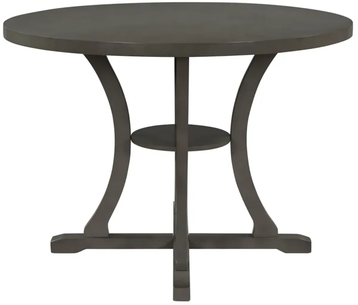 Merax Modern Round Dining Table and Chairs Set