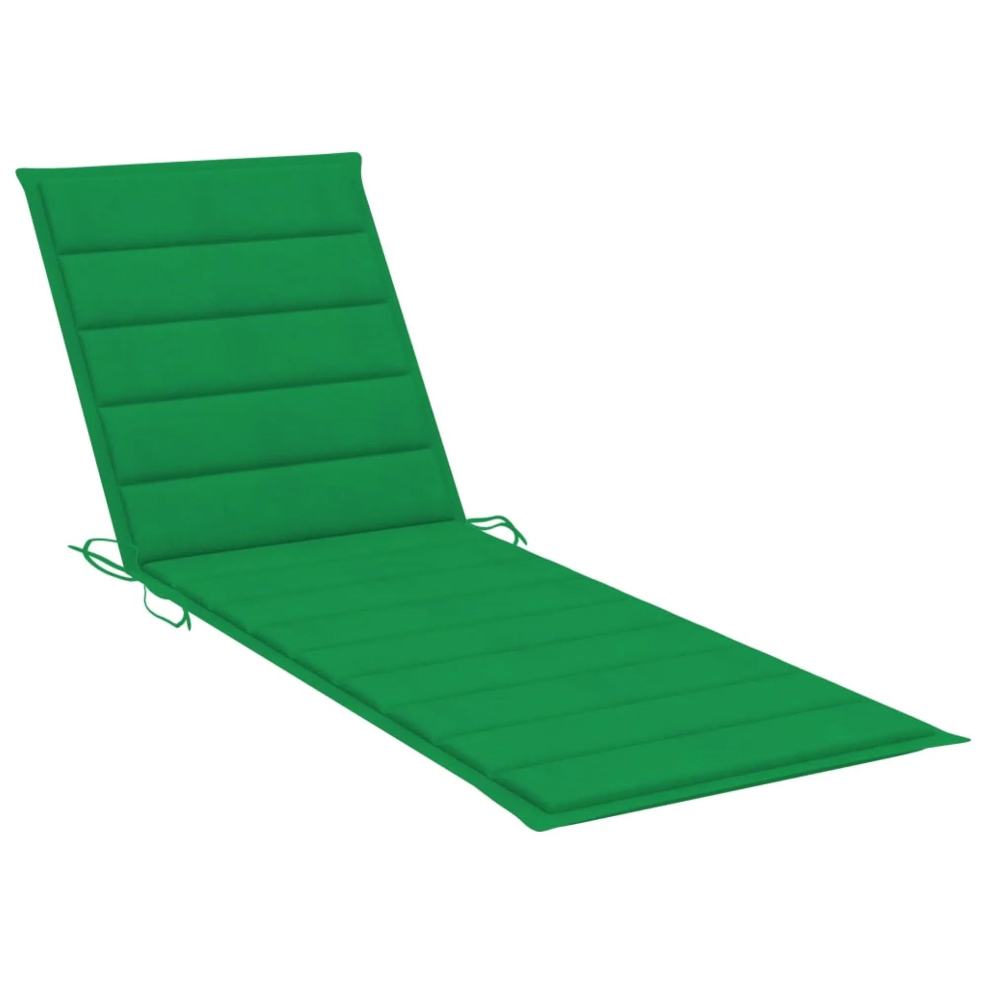 vidaXL Sun Lounger Cushion Green 78.7"x23.6"x1.6" Fabric