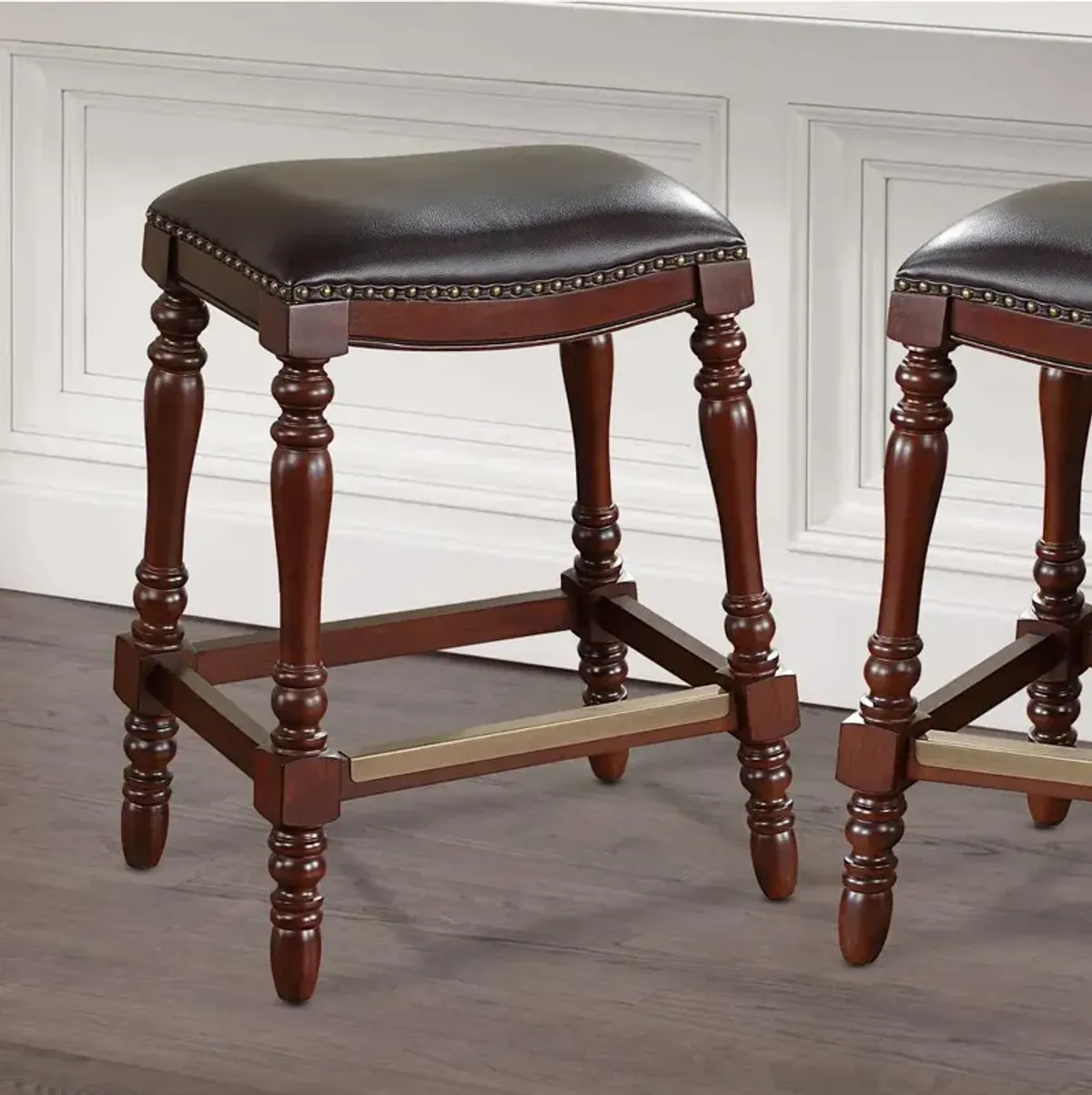 Chester Saddle Seat Counter Stool