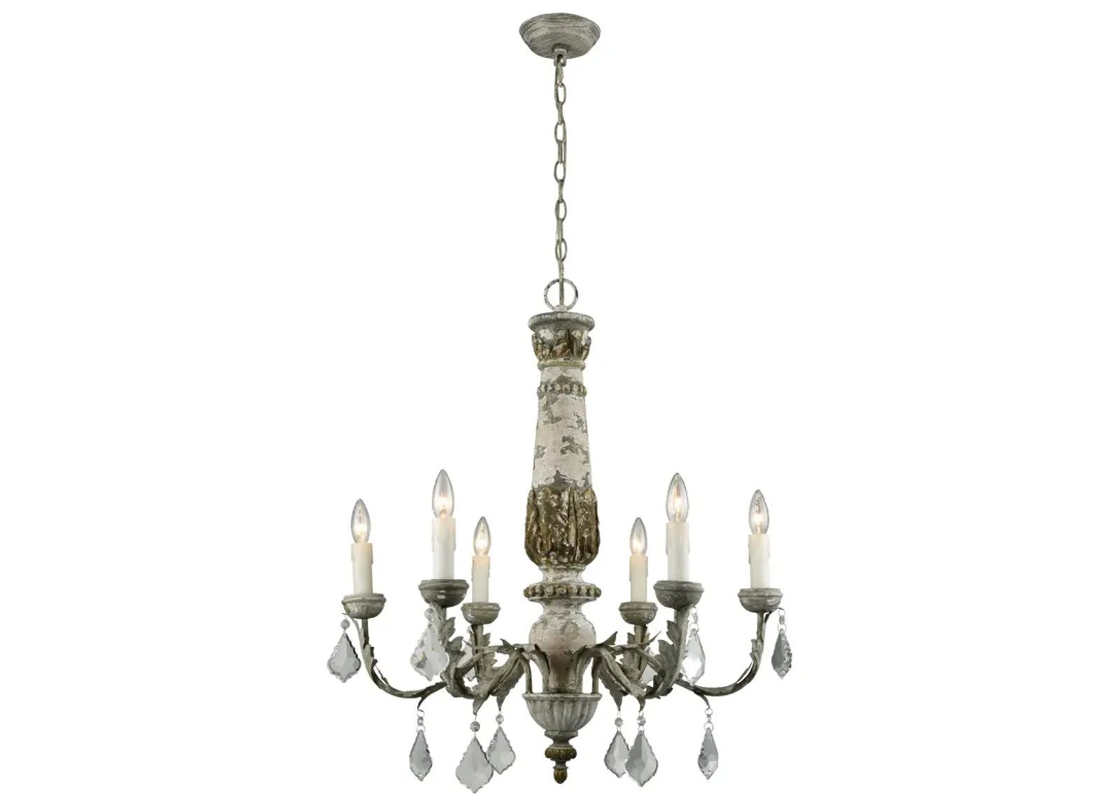 Genevieve 28'' Wide 6-Light Chandelier