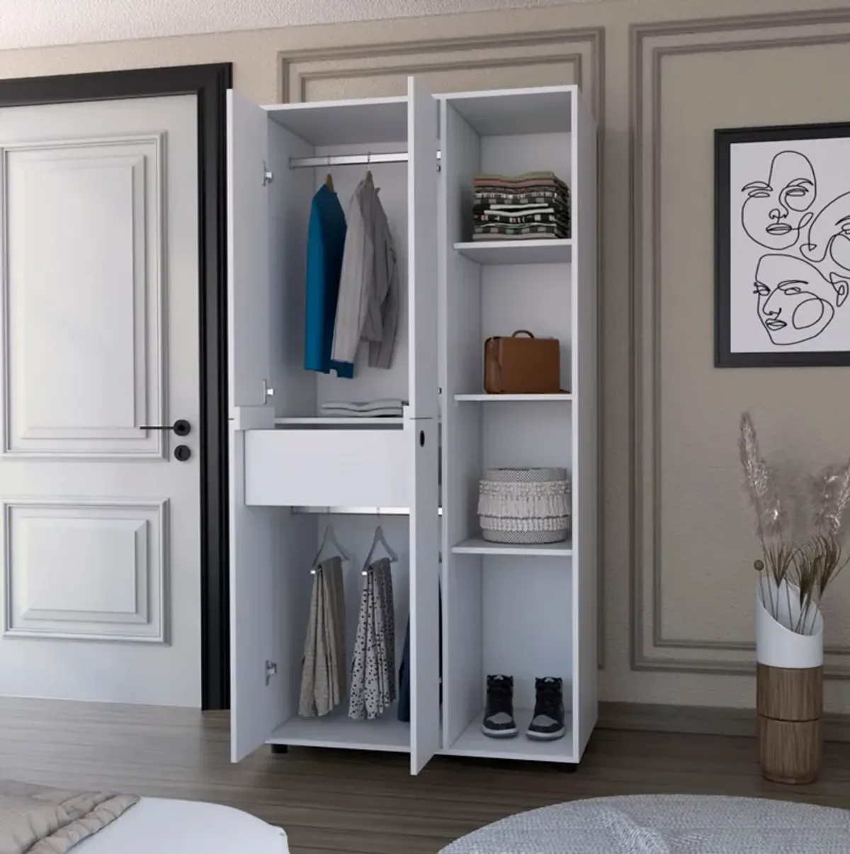 Bethel Armoire Closet