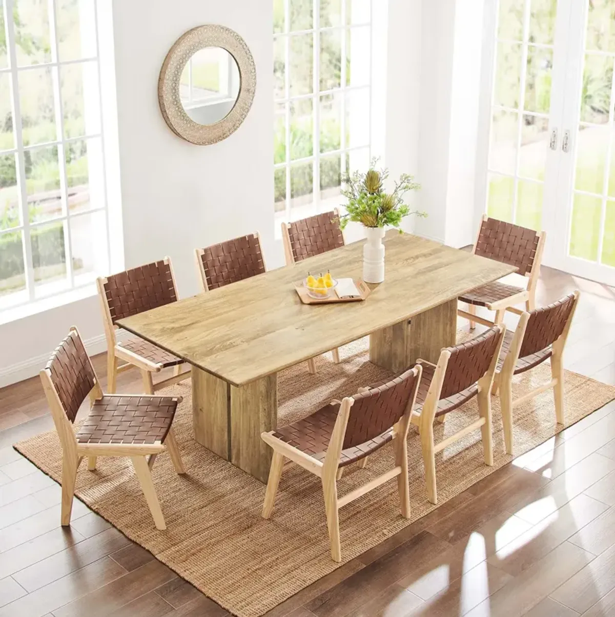 Modway - Amistad 86" Wood Dining Table Walnut