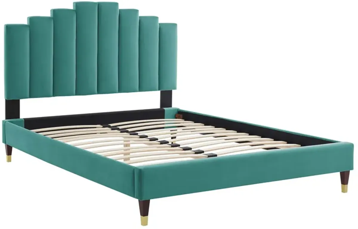 Modway - Elise Full Performance Velvet Platform Bed