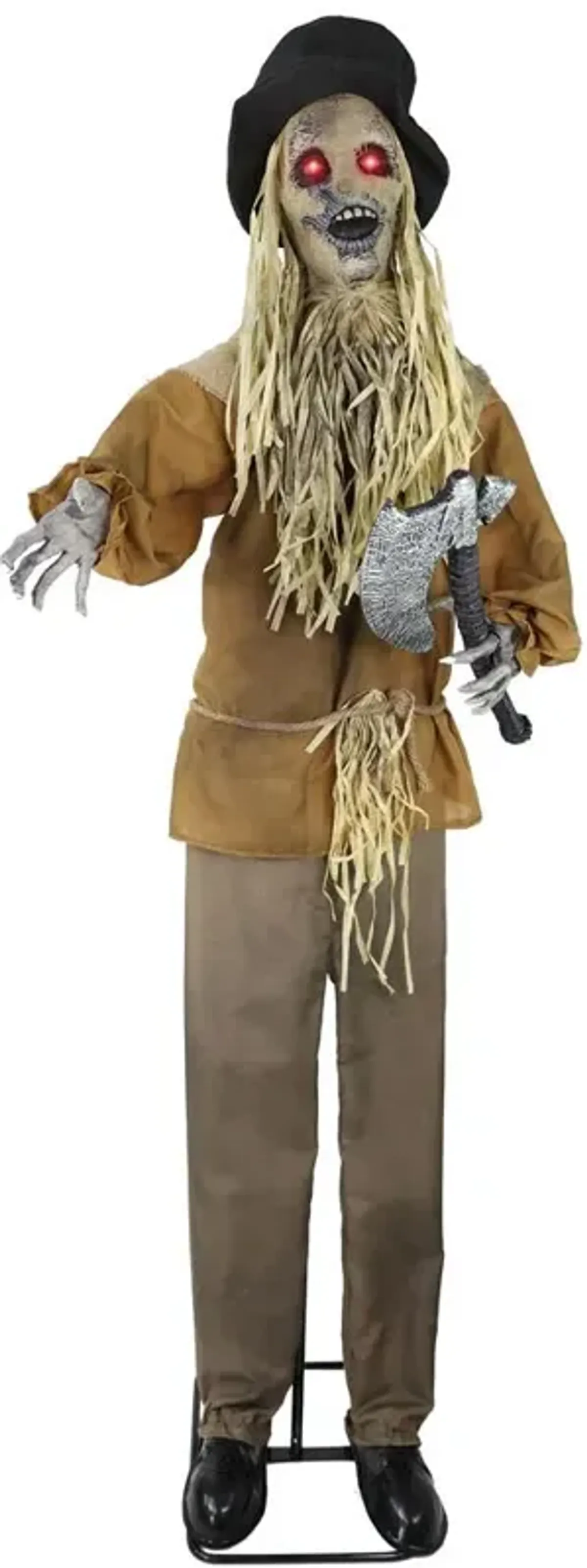 Haunted Hill Farm 5.8FT Anim Stand Scarecrow