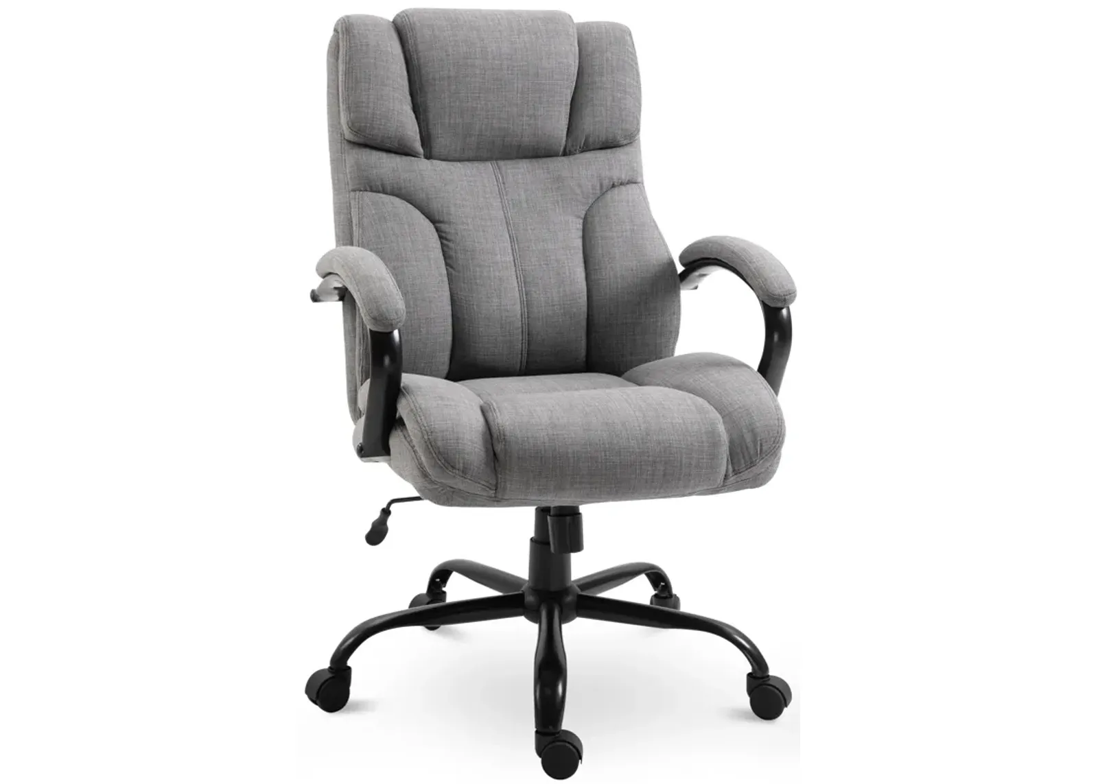 Light Grey Executive Seat: Big & Tall 500lbs Office Chair