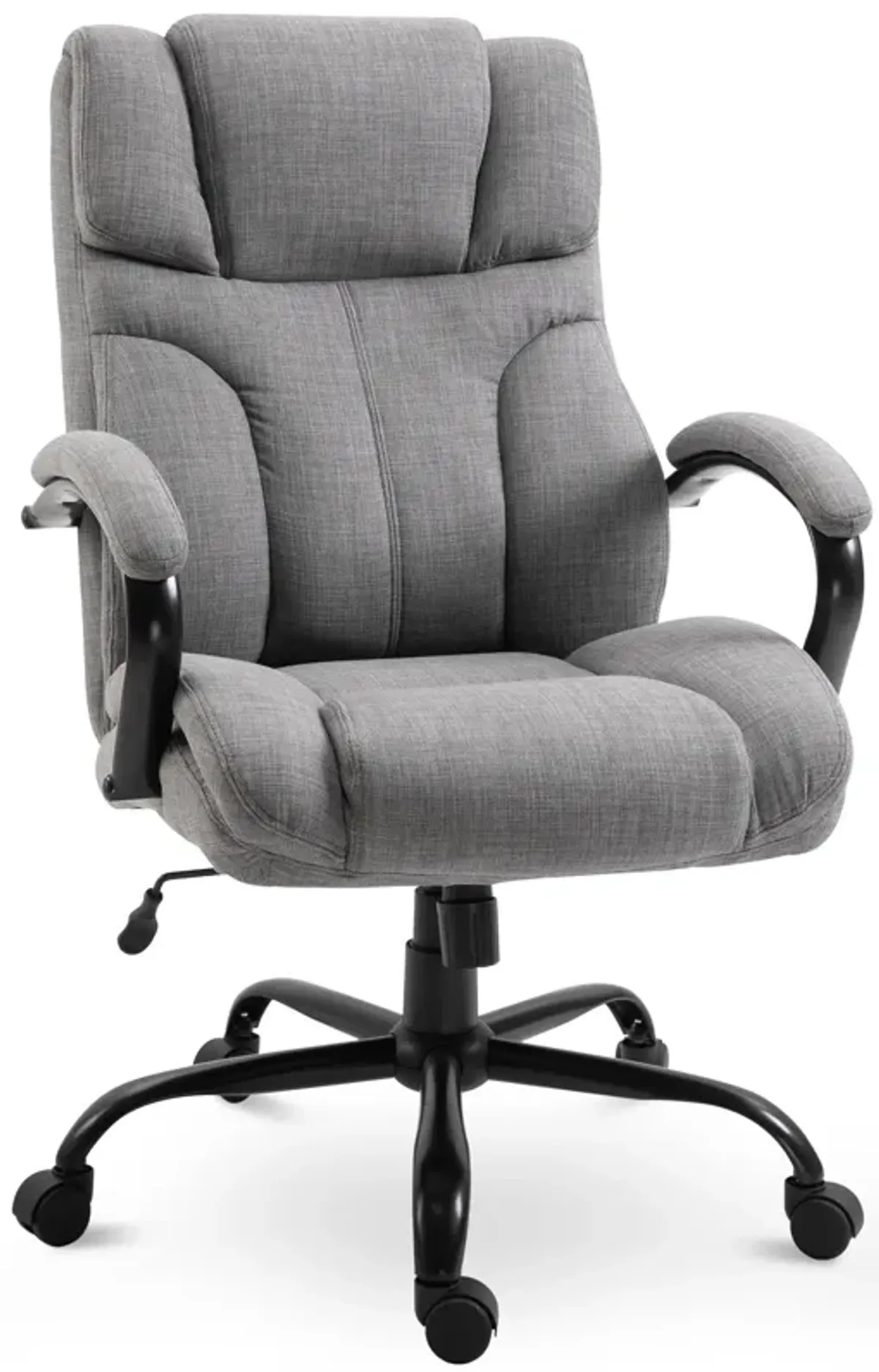 Light Grey Executive Seat: Big & Tall 500lbs Office Chair