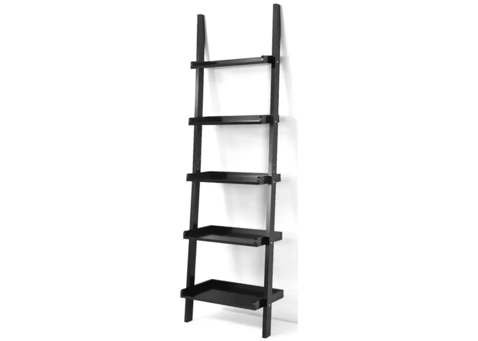 Hivvago  5-Tier Ladder Shelf with Open Shelves for Living Room Home Office