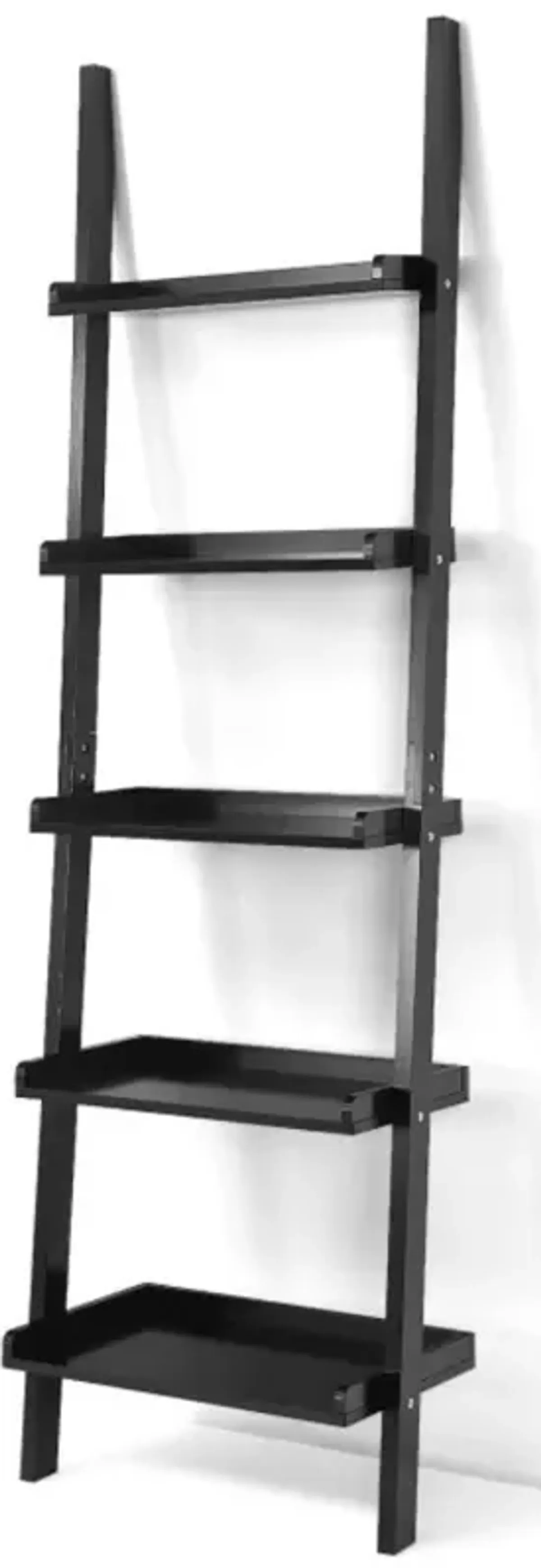 Hivvago  5-Tier Ladder Shelf with Open Shelves for Living Room Home Office