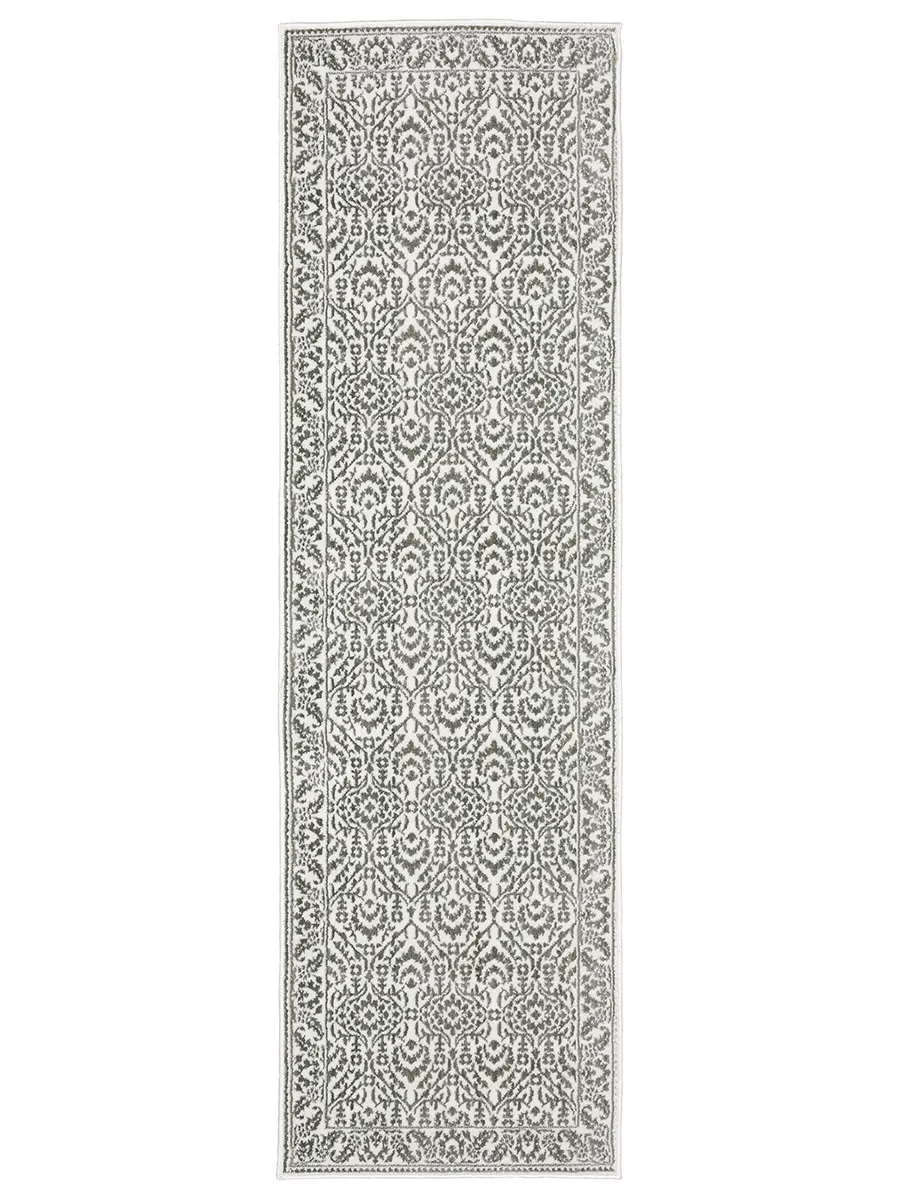 Montecito 2'3" x 7'6" Grey Rug