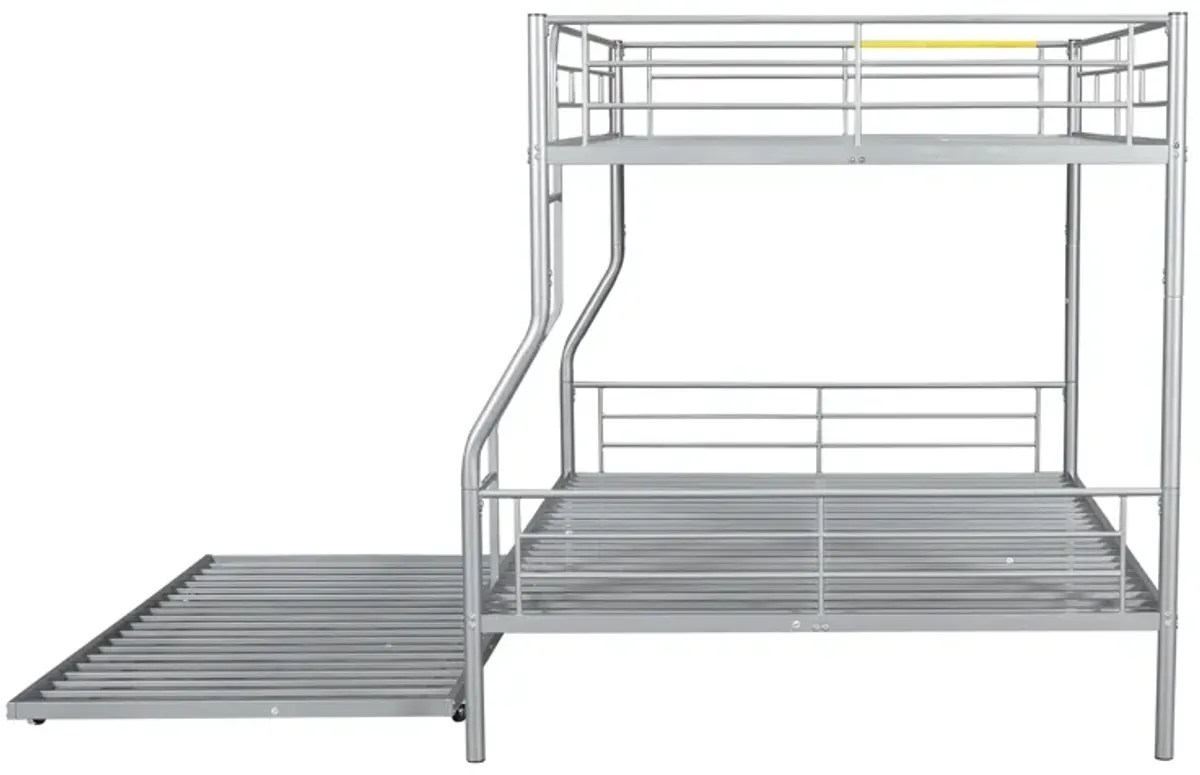 Merax Metal Bunk Bed with Trundle