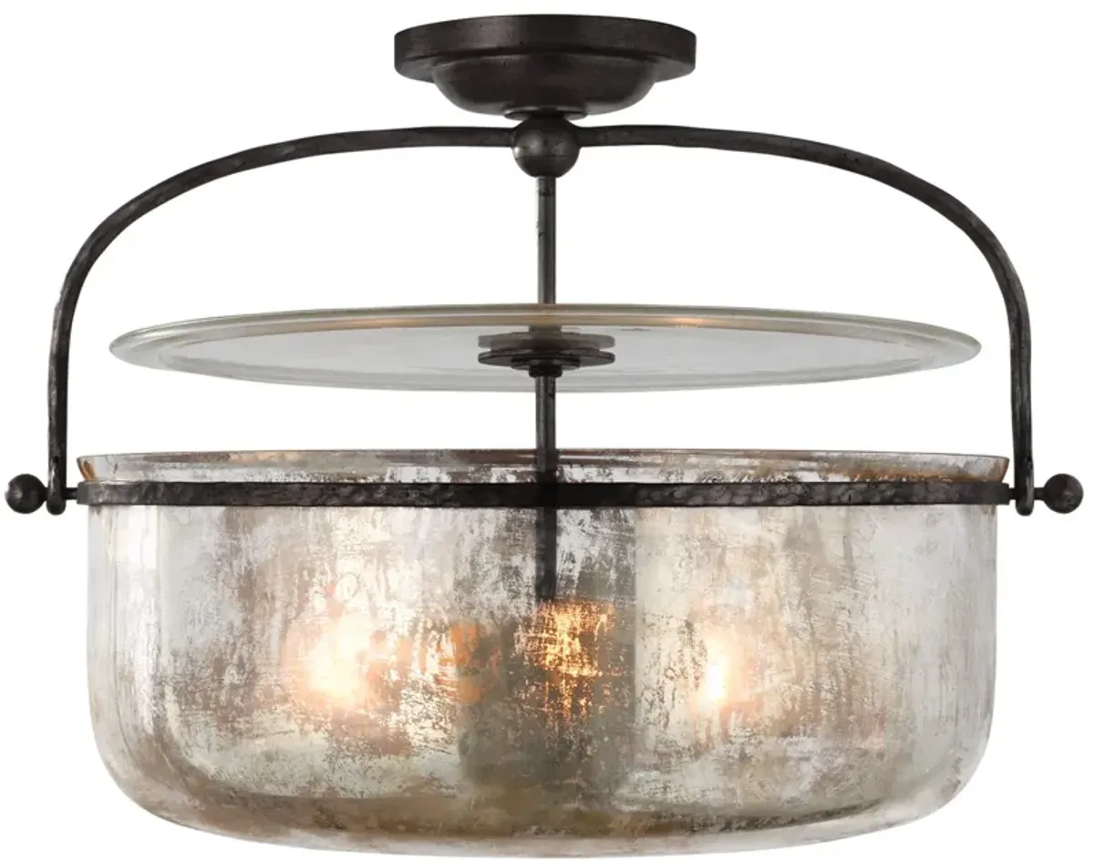 Lorford Med Semi-Flush Lantern