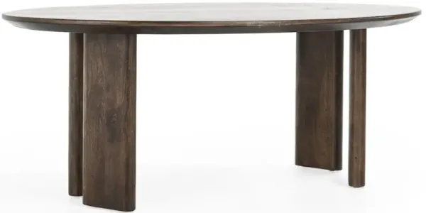 Kosas Home Norwood 78 Mango Wood Dining Table in Brown