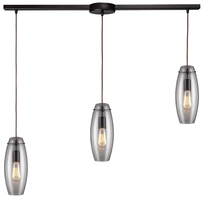 Menlow Park 3-Light Slim Linear Mini Pendant