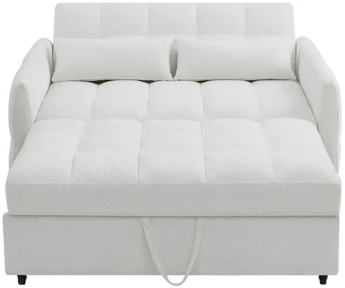 Merax Loveseat Sofa Pull-out Sleeper Sofa with 3 USB Ports