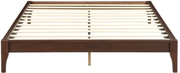 Merax Solid Dry Bamboo Wood Platform Bed Frame