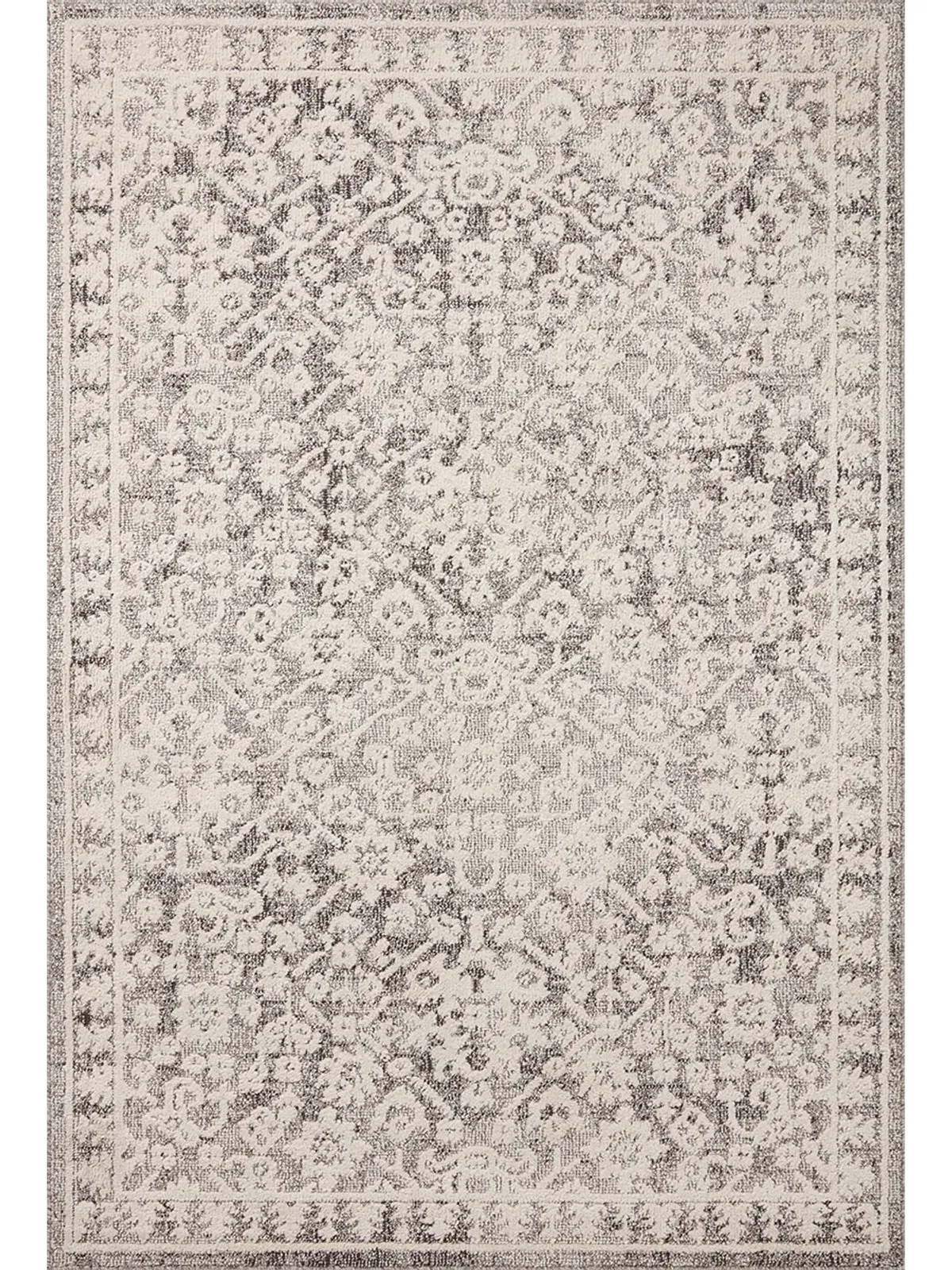 Gigi Grey/Ivory 2'7" x 7'6" Runner Rug by Magnolia Home by Joanna Gaines x Loloi