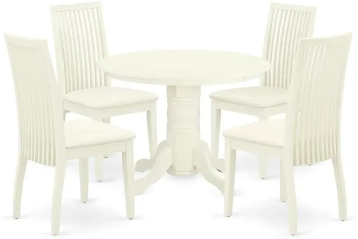 Dining Room Set Linen White