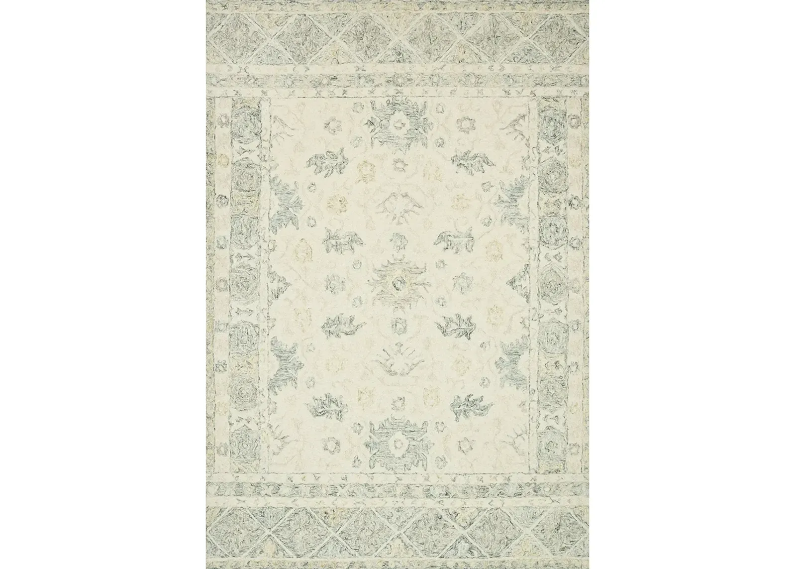 Norabel Ivory/Slate 9'3" x 13' Rug