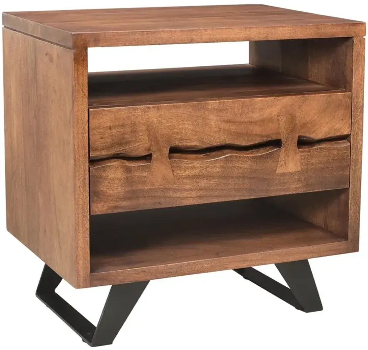 Madagascar Nightstand - Brown Collection, Belen Kox