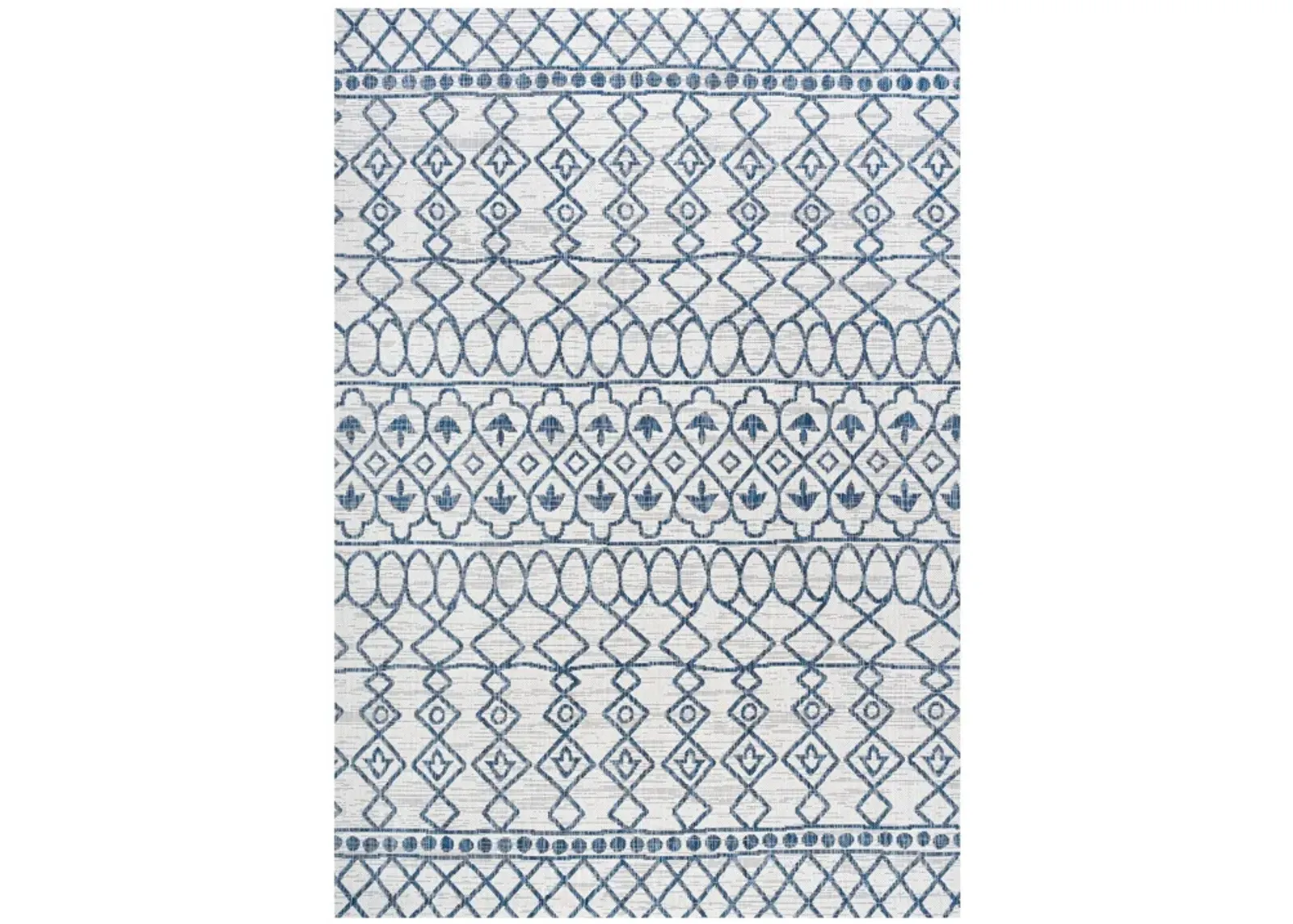 Kafel Tribal Bohemian Indoor/Outdoor Area Rug