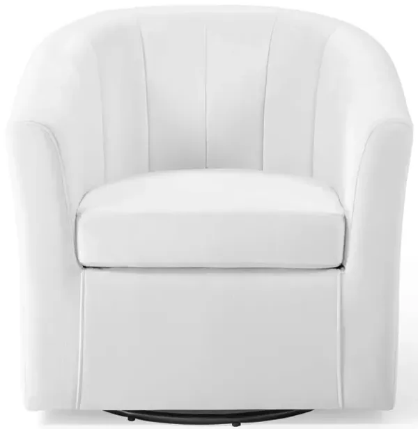 Prospect Performance Velvet Swivel Armchair