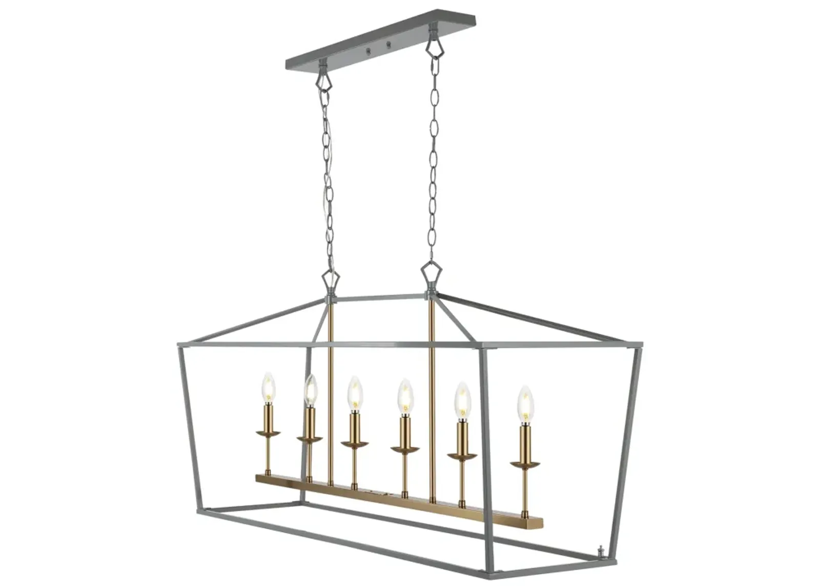 PagodaBulb Lantern Metal LED Pendant