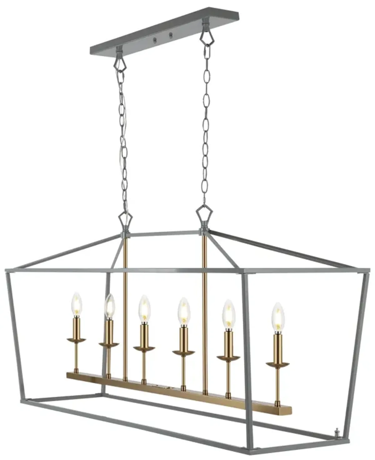 PagodaBulb Lantern Metal LED Pendant