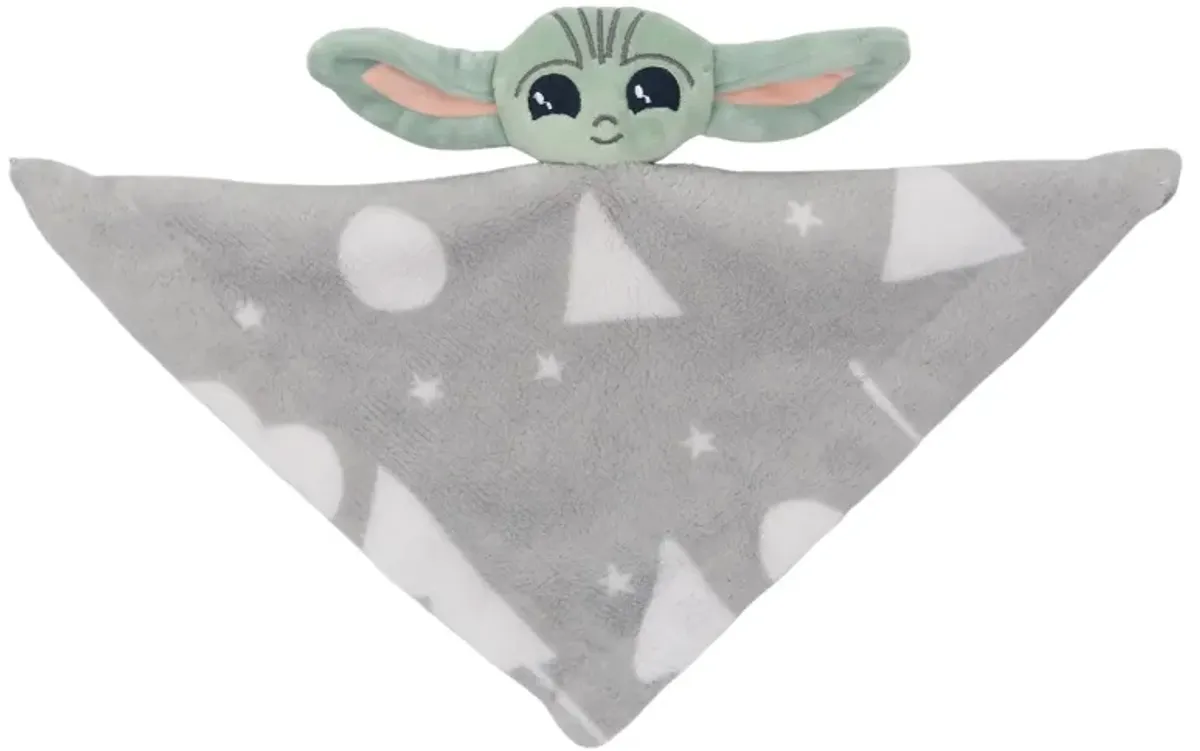 Lambs & Ivy Star Wars Baby Yoda/The Child Swaddle Blanket & Lovey Gift Set