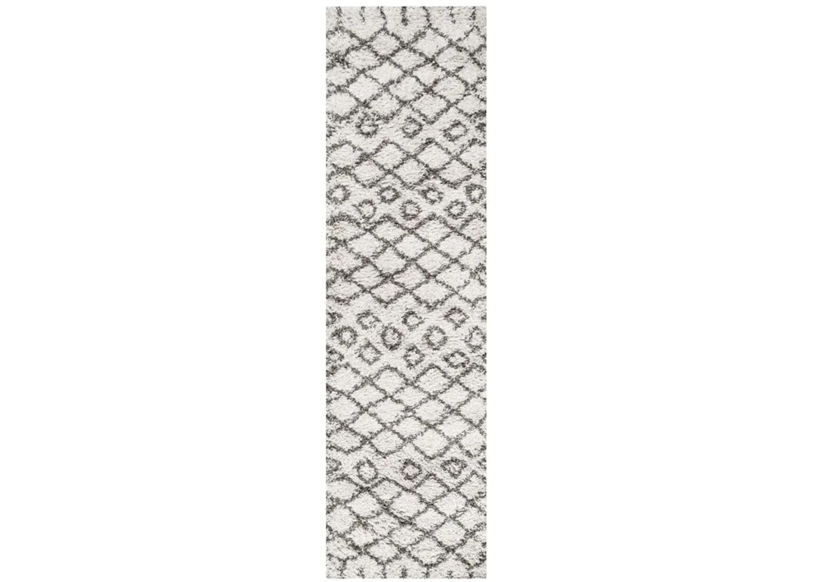 Algaida Moroccan Diamond Shag Area Rug